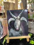 4 Horned Blind Goat Painting