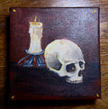 Mini Skull & Candle Painting