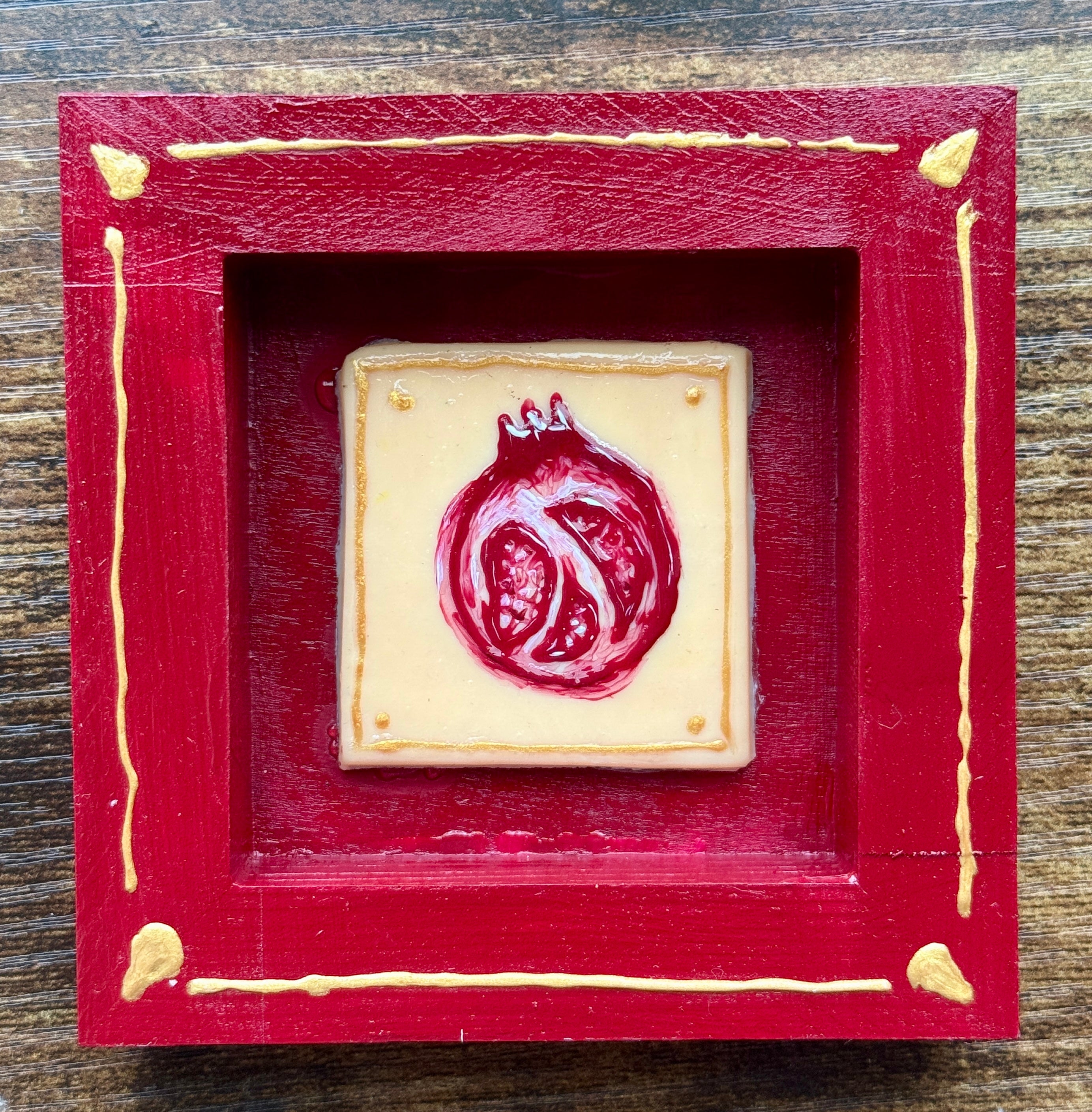 Mini Tile Pomegranate - Painting