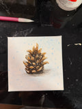 Mini - winter pine cone