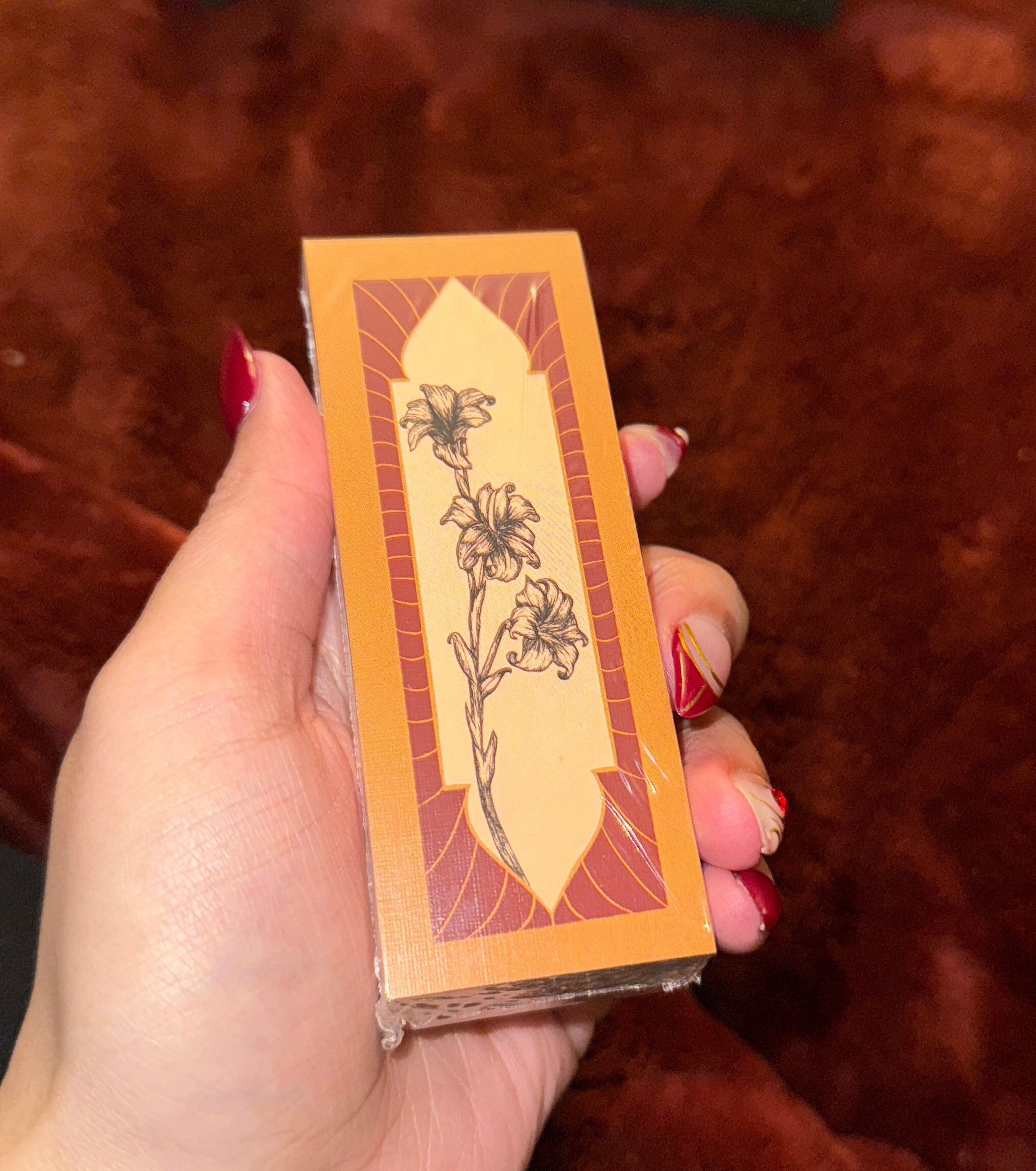 Red Lily Book Mark