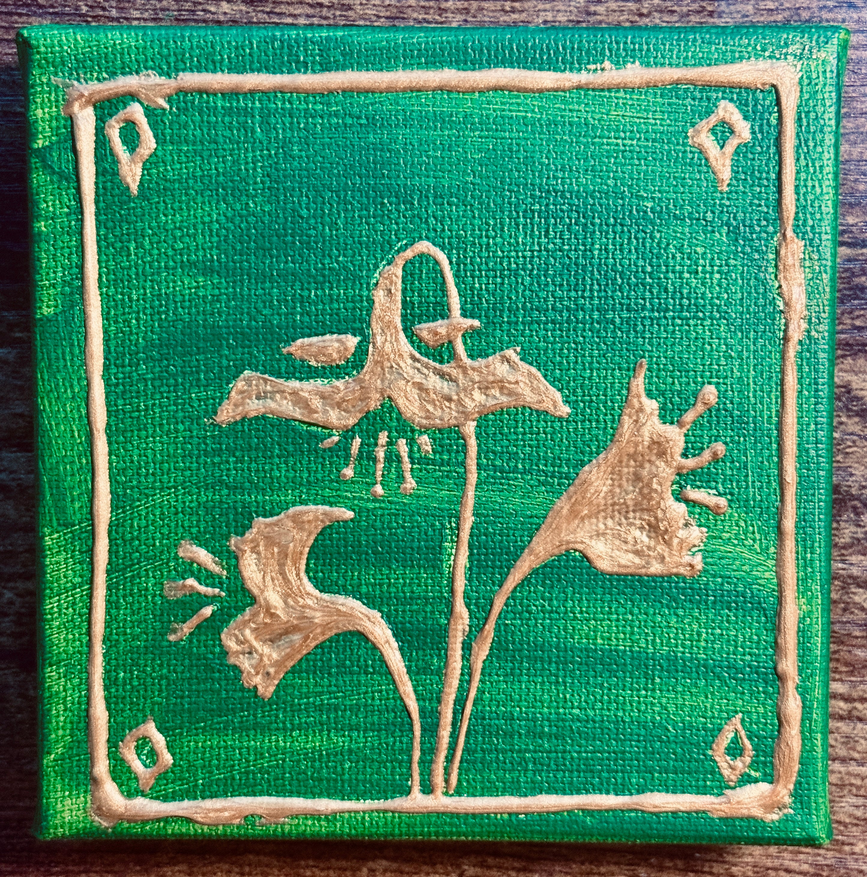 Mini Bayou Flower - Textured Painting