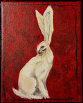 Mini Skull Rabbit - 5x4 Painting