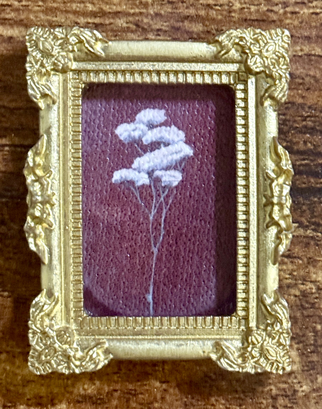 Tiny Red Flowers - Painting