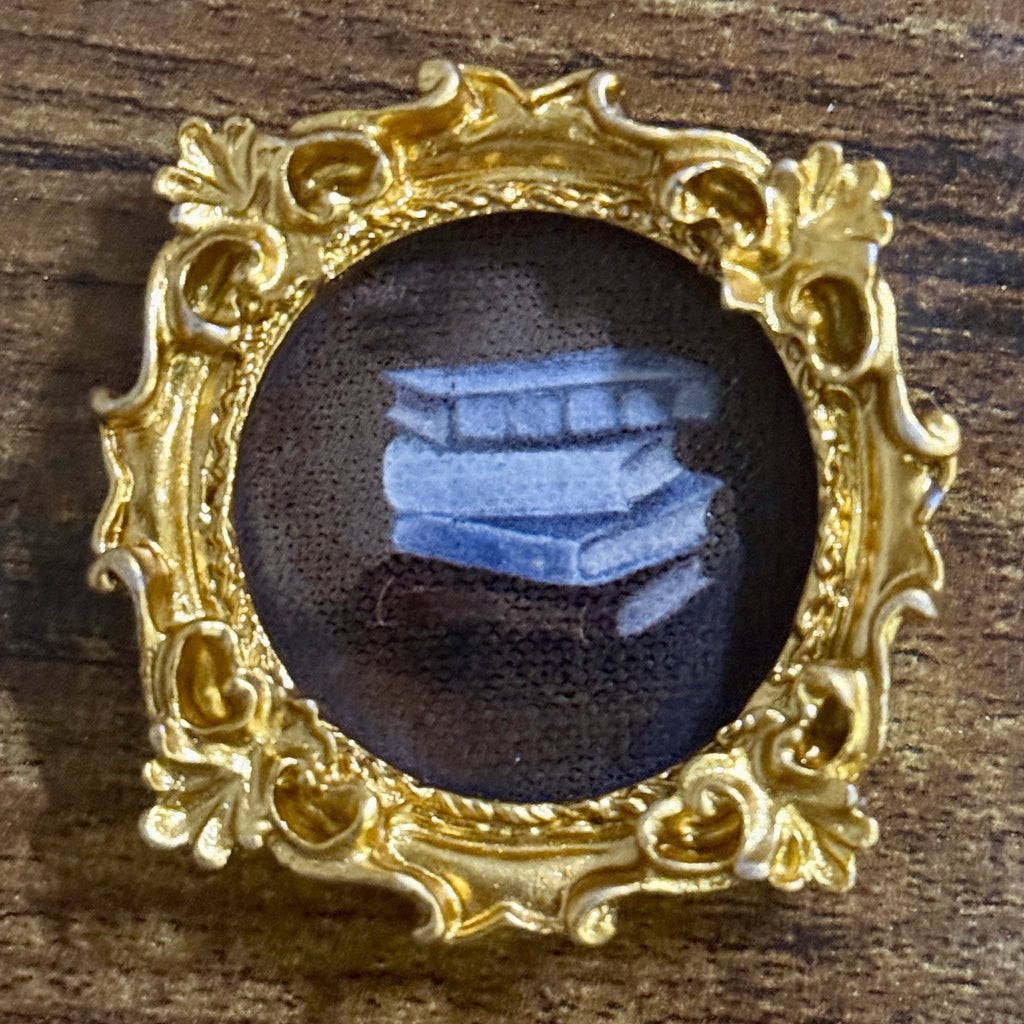 Tiny Bookstack - Painting
