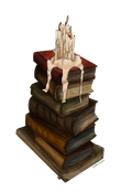 Book Stack Sticker