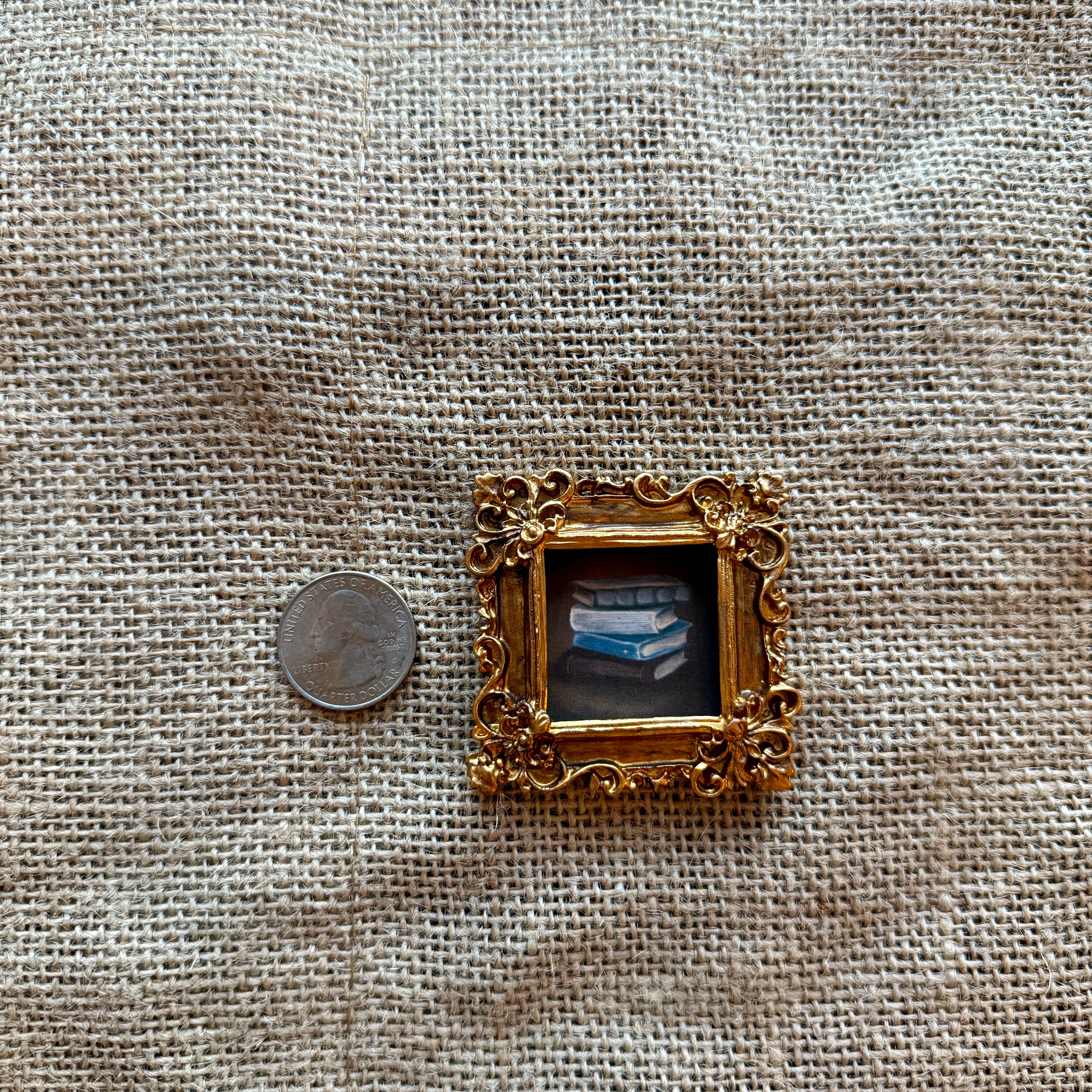 Tiny Bookstack - Painting