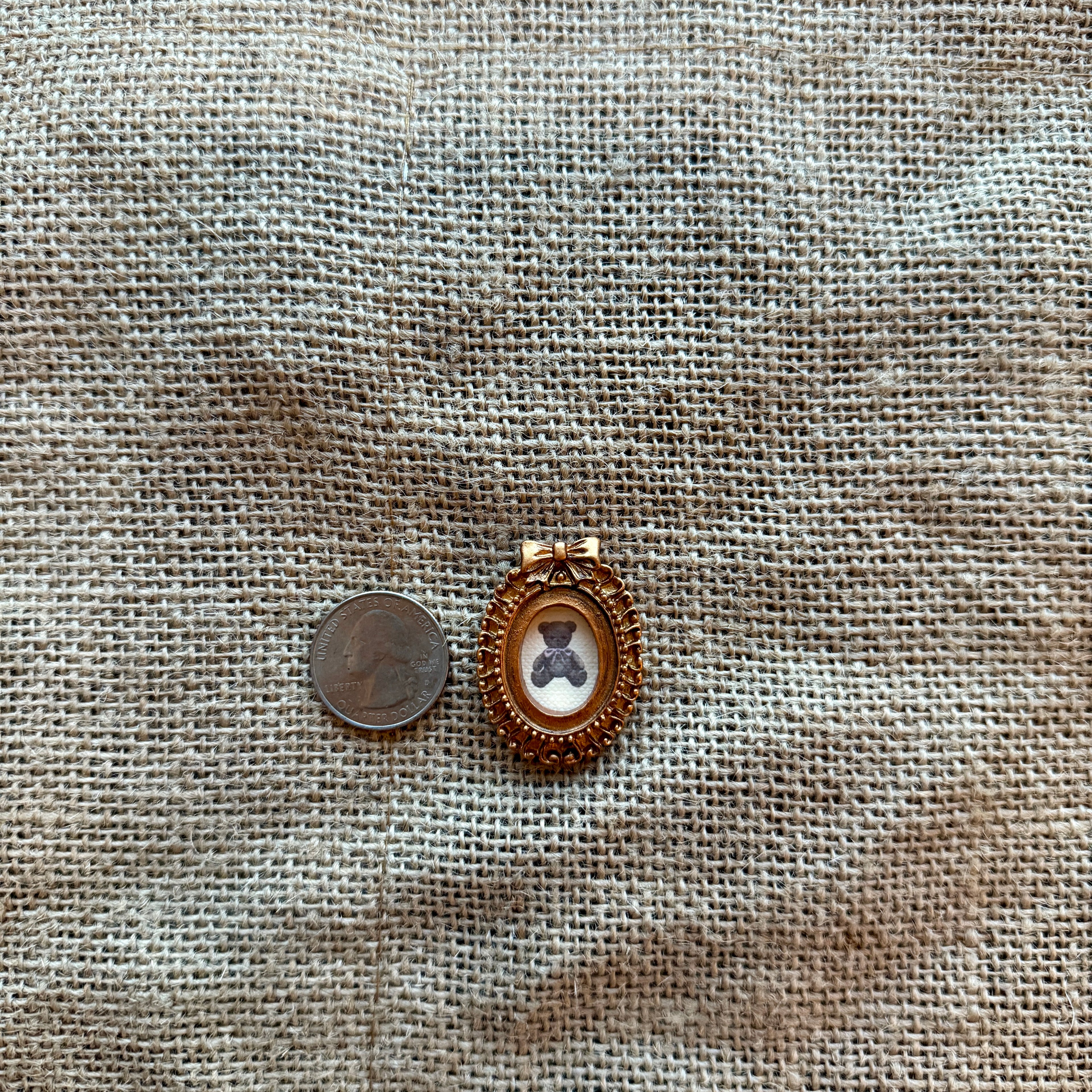 Tiny Teddy Bear - Painting