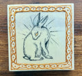 Mini White Hare - Painting