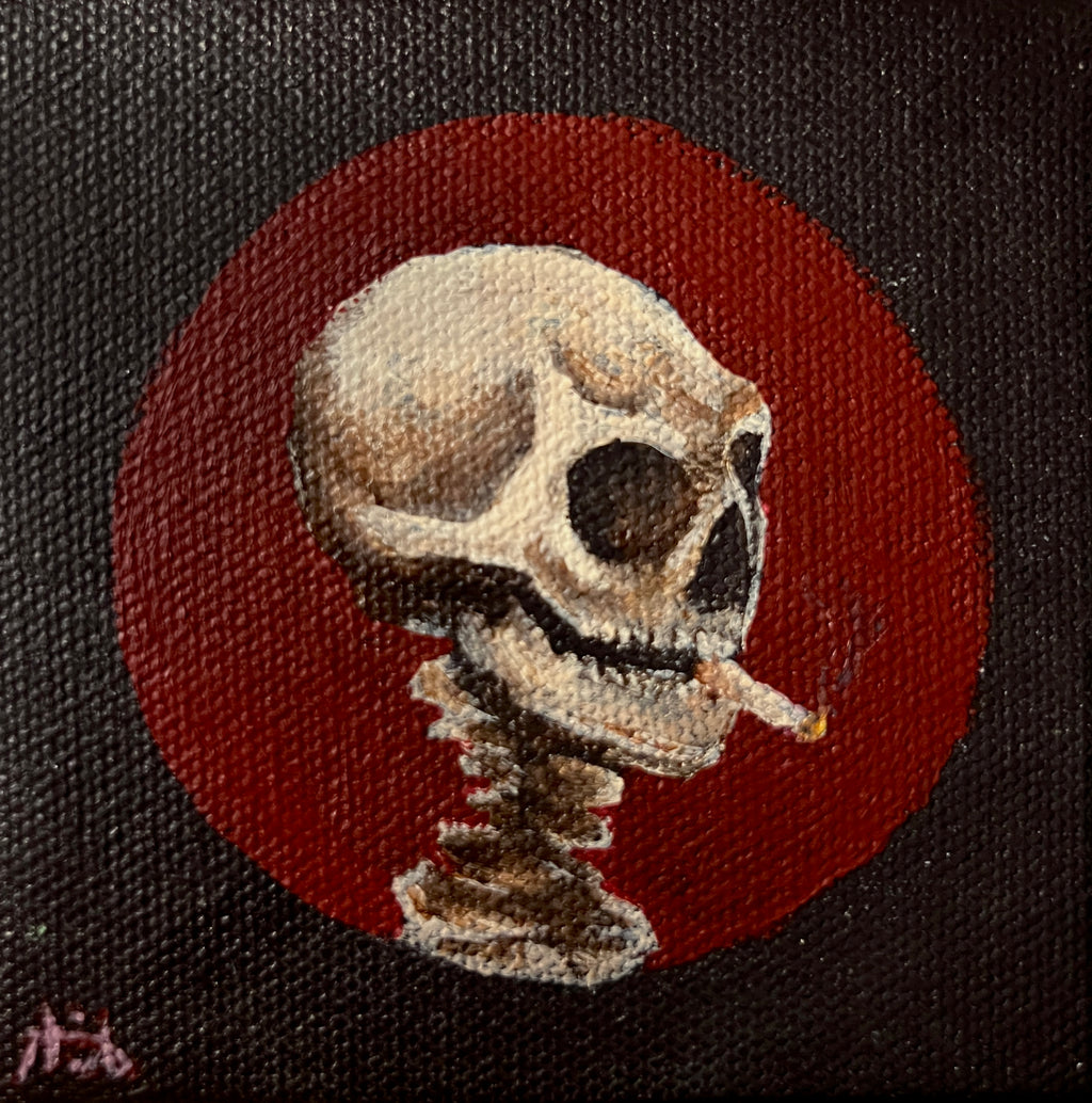 Mini Smoking Skull